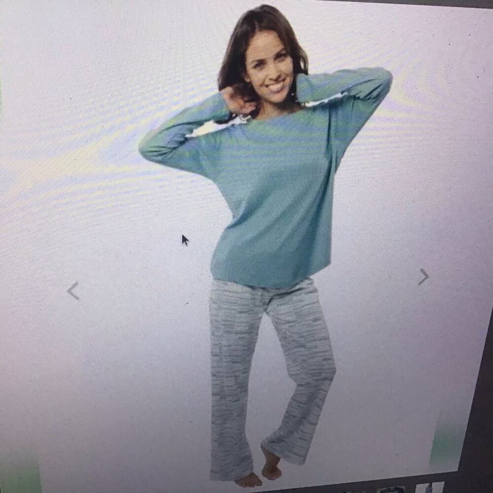 Jijamas The Therapist Caribbean Blue 100% Pima Cotton Set XL made in Peru